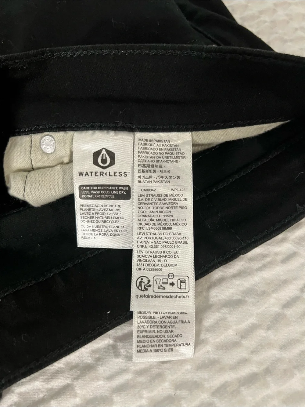 Levis nwot washed
